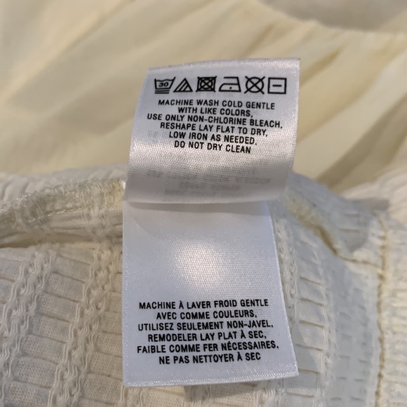 Anthropologie Ivory top sz S - Picture 5 of 8